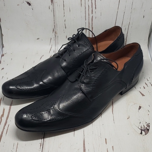 John W. Shoes black formal dress mens shoes size 12 main image 8